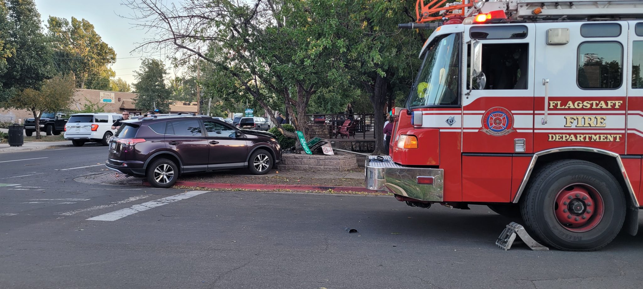 Injury Accident in Downtown Flagstaff (Photos in Post)