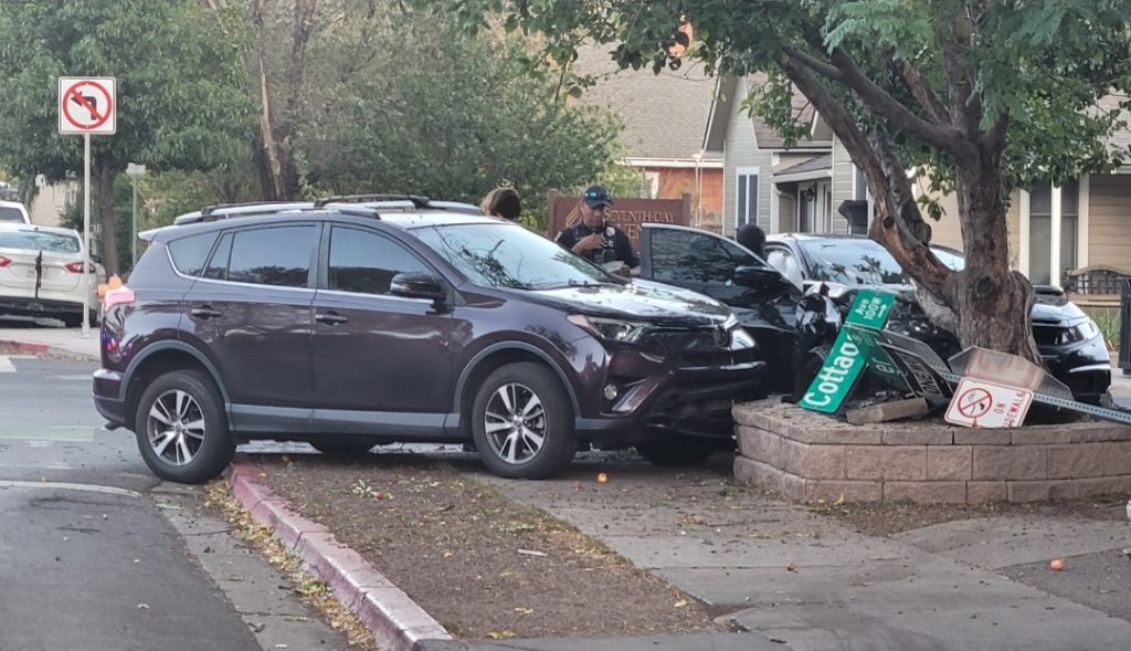 Injury Accident in Downtown Flagstaff (Photos in Post)