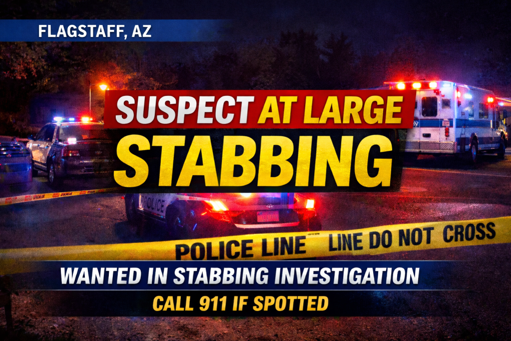 BREAKING: SERIOUS STABBING INCIDENT IN FLAGSTAFF THIS MORNING
