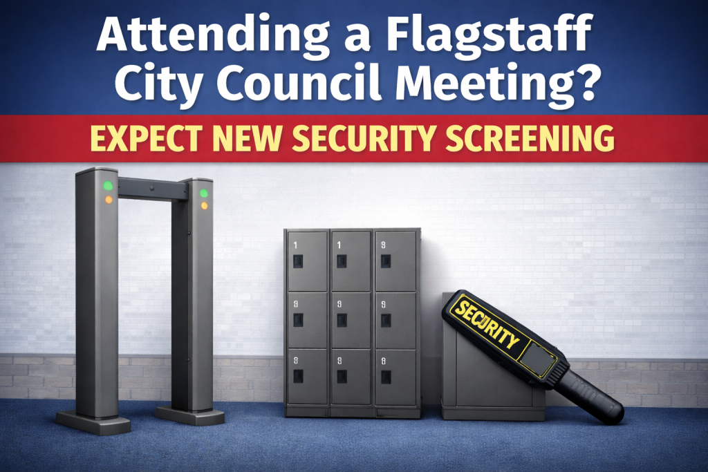 City of Flagstaff Implements Enhanced Security Screening at City Council Meetings