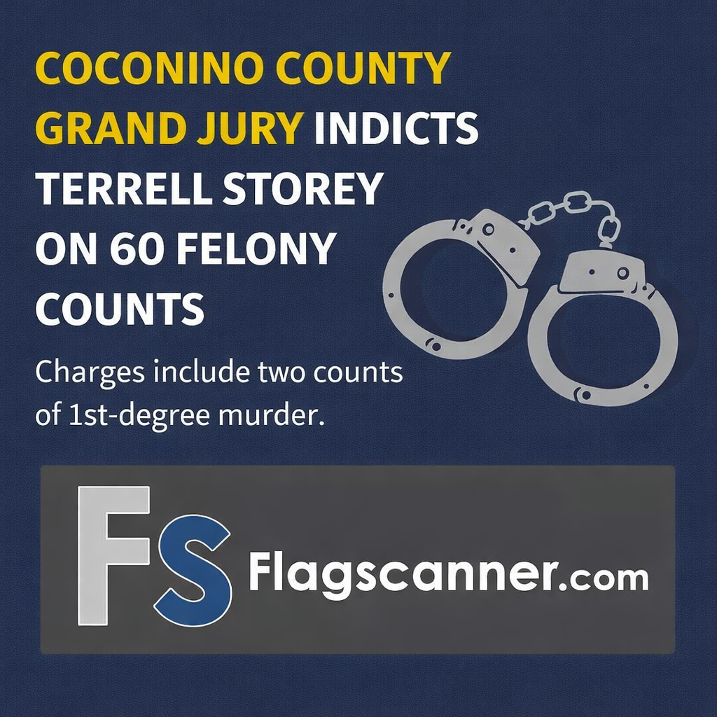 Grand Jury Indicts Terrell Storey on 60 Felony Counts, Including First-Degree Murder