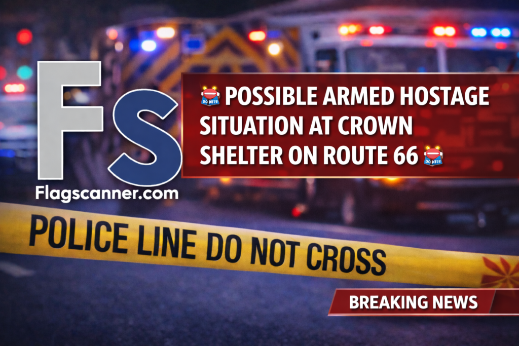 Serious Police Incident at The Crown Homeless Shelter on E Route 66