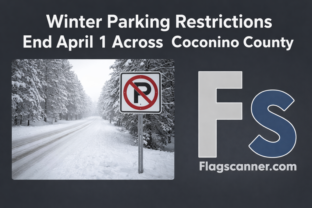 Winter Parking Restrictions End April 1 Across Coconino County