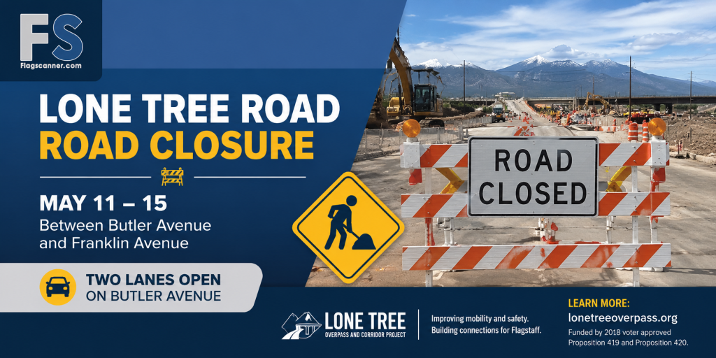 Road Closure Planned on Lone Tree Road May 11–15 for Overpass Project Work
