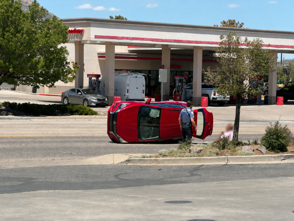 Rollover Accident: Lucky Lane and Butler