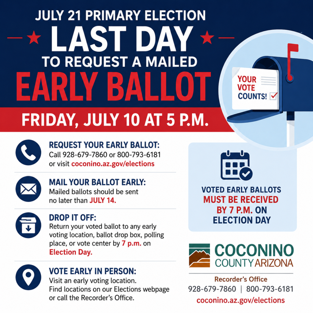Last Day to Request a Mailed Early Ballot for July 21 Primary Election is Friday